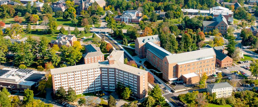 aerial view of campus